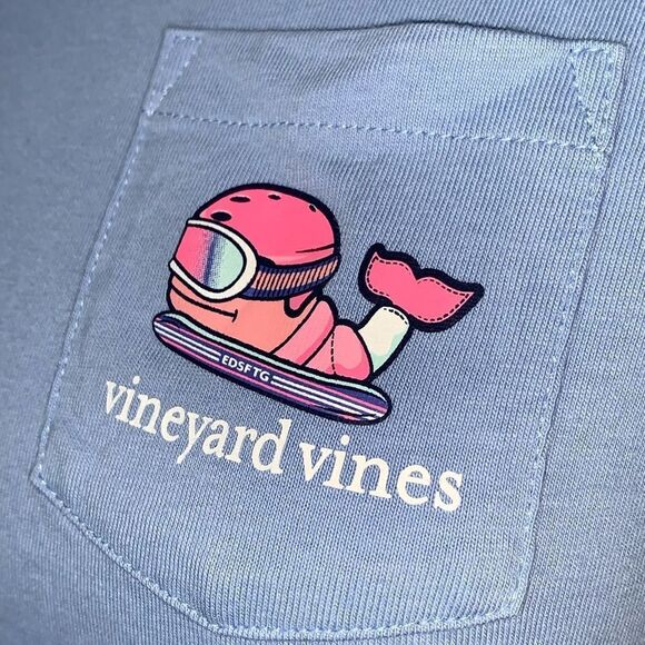 VINEYARD VINES women’s ski graphic long sleeve tee sz XXS - Picture 3 of 6